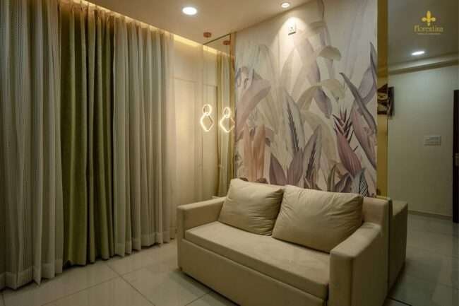 Living Room Design in Baner